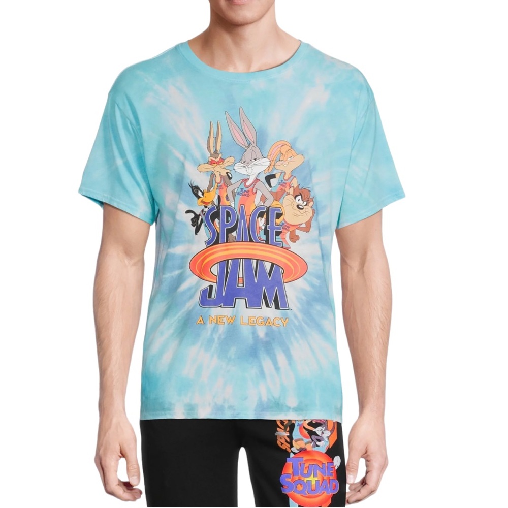 Tie Dye Space Jam New Legacy Tee Shirt (S)